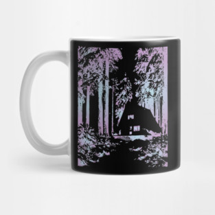 Enchanted Forest - Experimental Color Art Mug