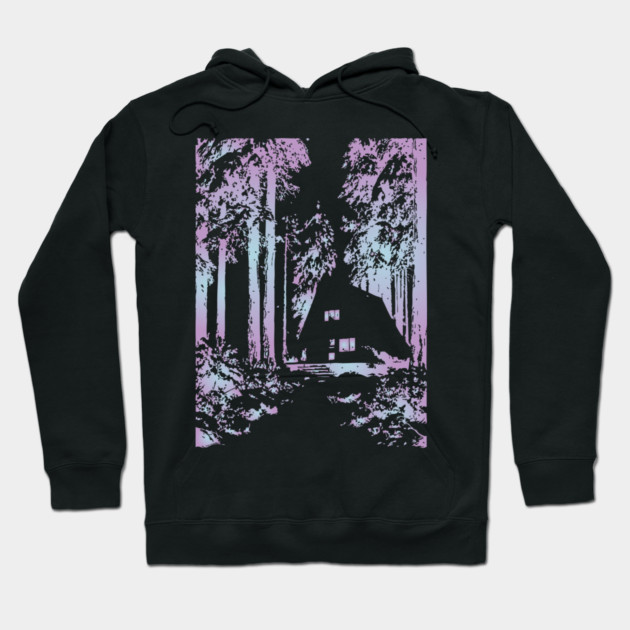 Enchanted Forest - Experimental Color Art Hoodie by TuncGK