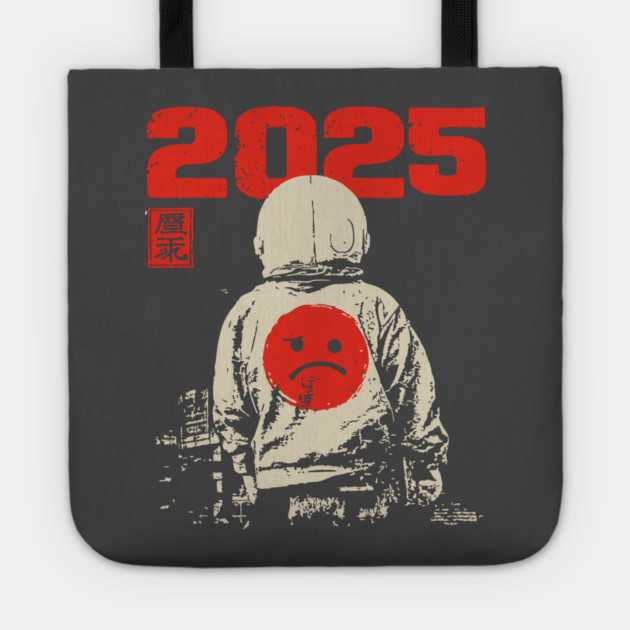 Goodbye 2025 - Wabi Sabi New Year Tote by TuncGK
