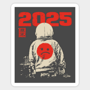 Goodbye 2025 - Wabi Sabi New Year Sticker