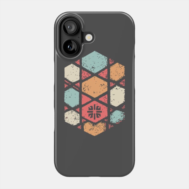 Japanese Asanoha Pattern | Geometric Hexagon Phone Case by TuncGK