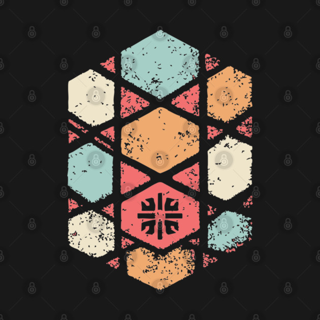 Japanese Asanoha Pattern | Geometric Hexagon by TuncGK
