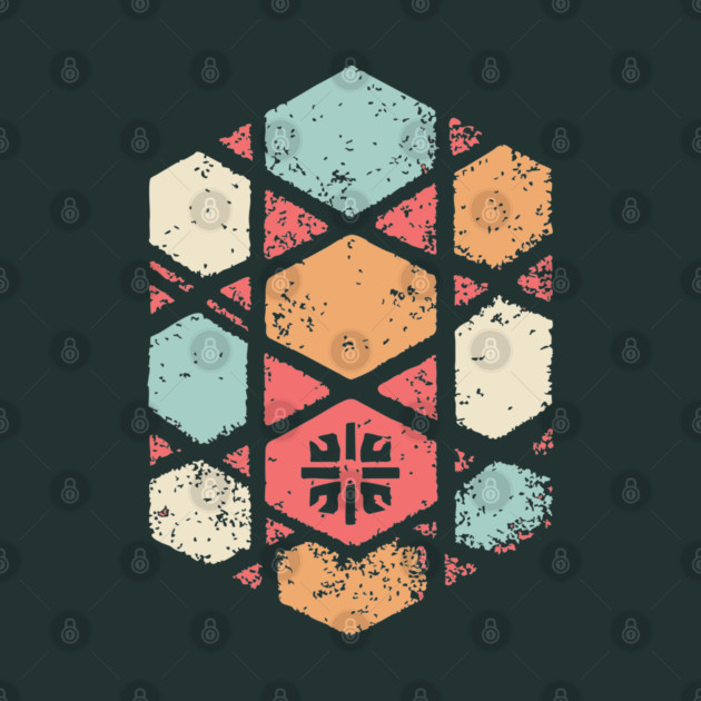 Japanese Asanoha Pattern | Geometric Hexagon by TuncGK