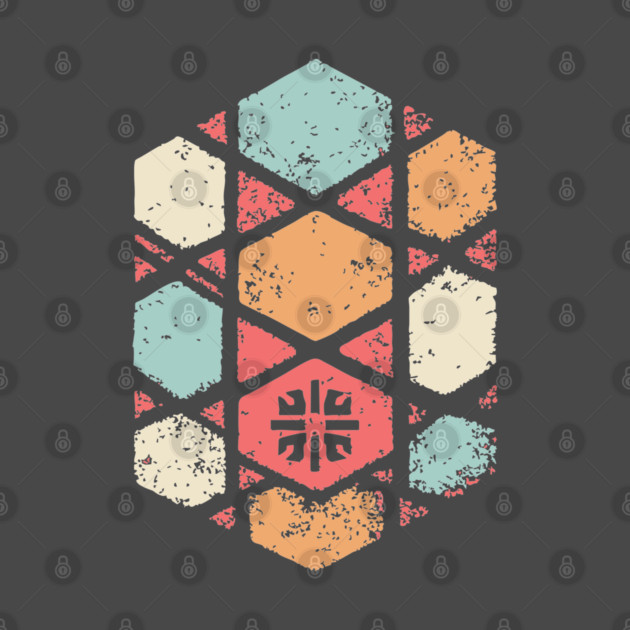 Japanese Asanoha Pattern | Geometric Hexagon by TuncGK