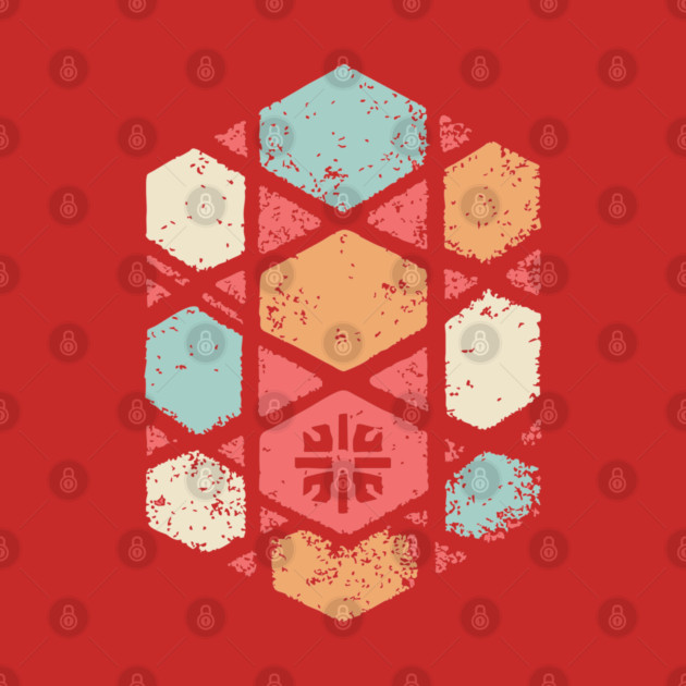 Japanese Asanoha Pattern | Geometric Hexagon by TuncGK