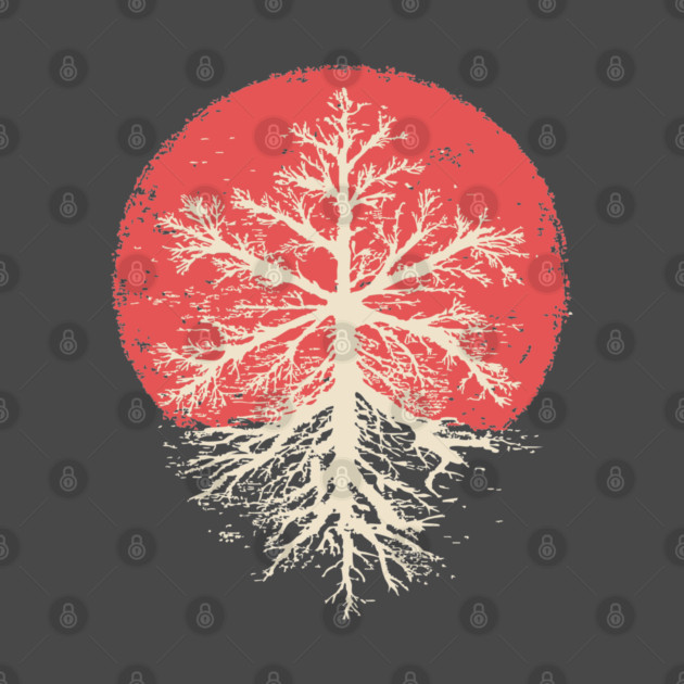 Japanese Style Graphic Snowflake | Abstract Winter Art by TuncGK