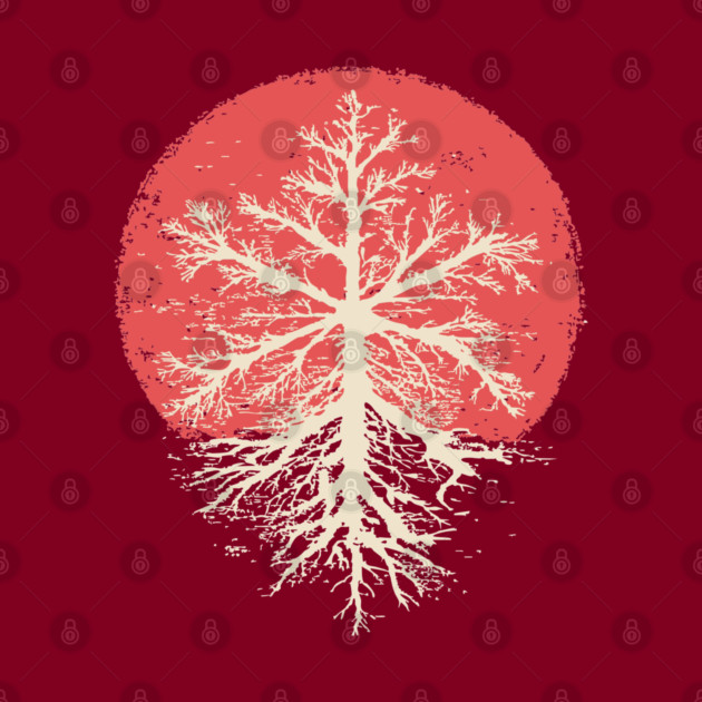 Japanese Style Graphic Snowflake | Abstract Winter Art by TuncGK