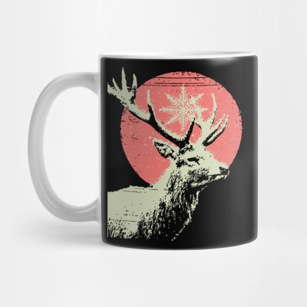 Aesthetic Vaporwave Deer | Retro Pixel Stag by TuncGK