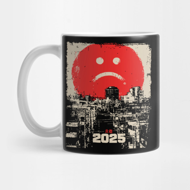 2025 Dystopian Future | Sad Emoji Cyberpunk by TuncGK