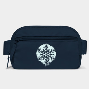 Minimalist Winter Snowflake | Geometric Snow Design Bag