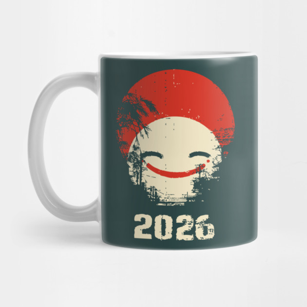 Grunge Smile | Distressed Japanese Pop Art Face by TuncGK