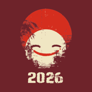 Grunge Smile | Distressed Japanese Pop Art Face T-Shirt