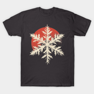 Snowflake Crystal - Nature's Masterpiece Hexagon T-Shirt