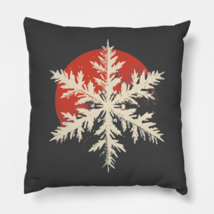 Snowflake Crystal - Nature's Masterpiece Hexagon Pillow