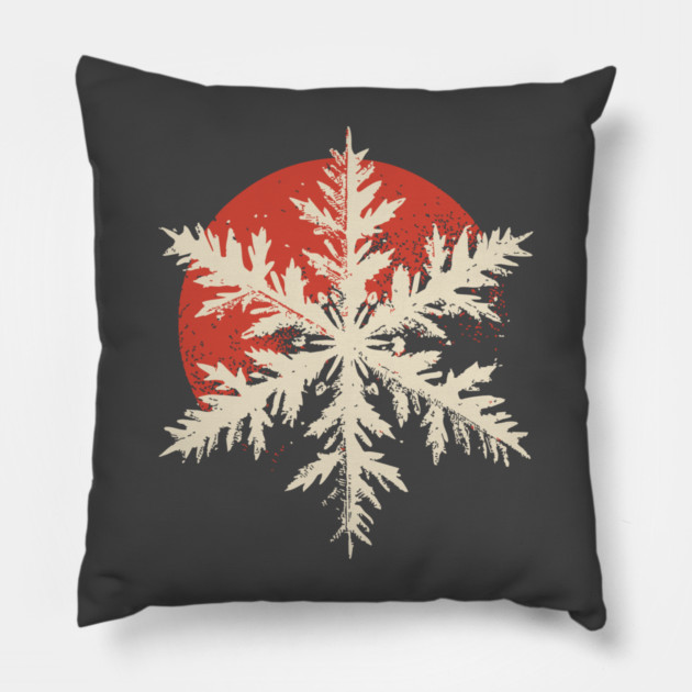 Snowflake Crystal - Nature's Masterpiece Hexagon Pillow by TuncGK