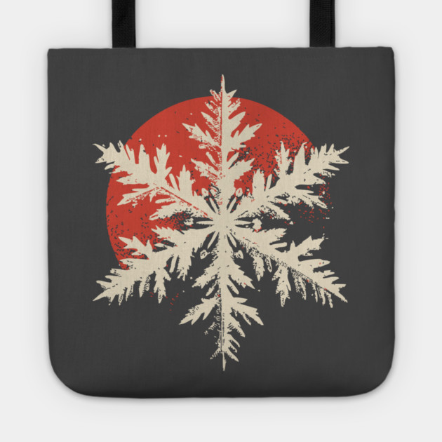 Snowflake Crystal - Nature's Masterpiece Hexagon Tote by TuncGK