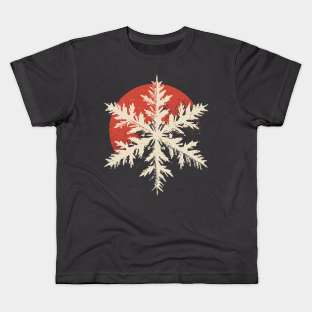 Snowflake Crystal - Nature's Masterpiece Hexagon Kids T-Shirt by TuncGK