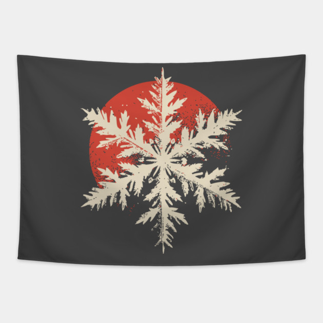Snowflake Crystal - Nature's Masterpiece Hexagon Tapestry by TuncGK