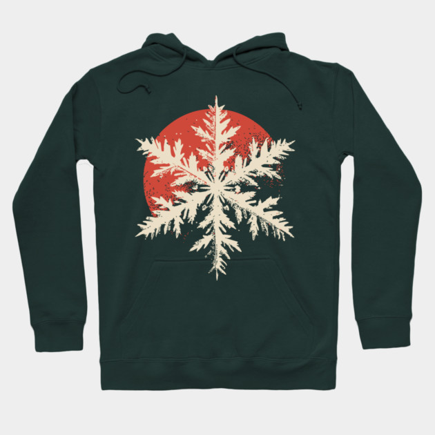 Snowflake Crystal - Nature's Masterpiece Hexagon Hoodie by TuncGK