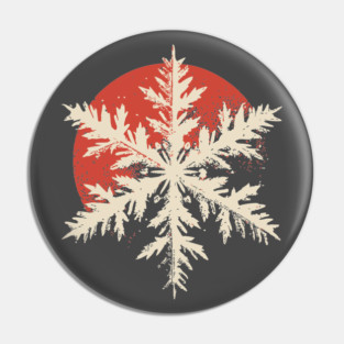 Snowflake Crystal - Nature's Masterpiece Hexagon Pin