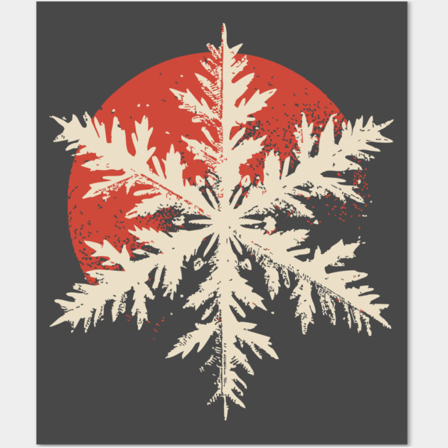 Snowflake Crystal - Nature's Masterpiece Hexagon Wall Art by TuncGK