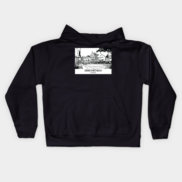 Ibbenbüren - Germany Kids Hoodie by Lakeric