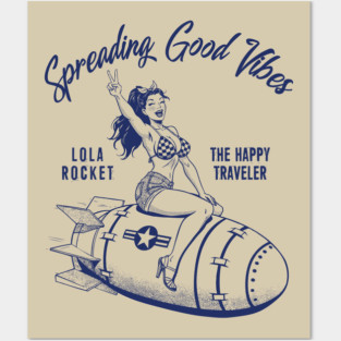 Spreading Good Vibes Posters and Art