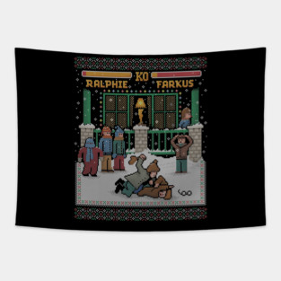The Christmas Fight Tapestry