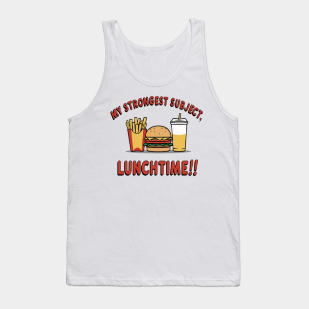 Lunchtime Tank Top by faithfamilyhomedesigns