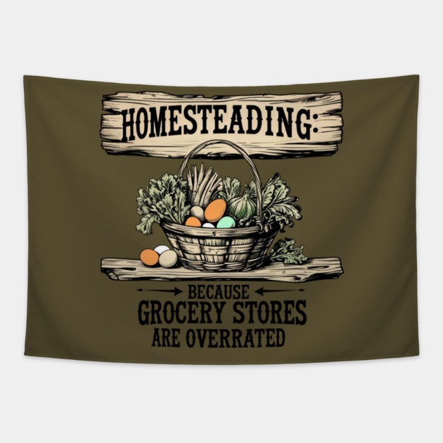 Homesteading Tapestry by faithfamilyhomedesigns