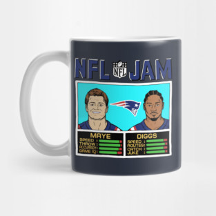 New England Patriots - Drake Maye - Stefon Diggs Mug