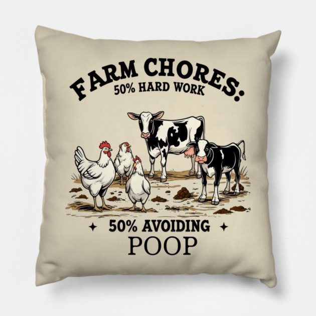 Farm Chores Pillow by faithfamilyhomedesigns
