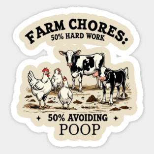 Farm Chores Sticker