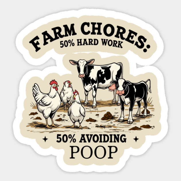 Farm Chores Magnet by faithfamilyhomedesigns