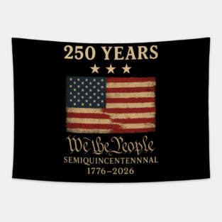 250 Years We The People USA Flag Tapestry
