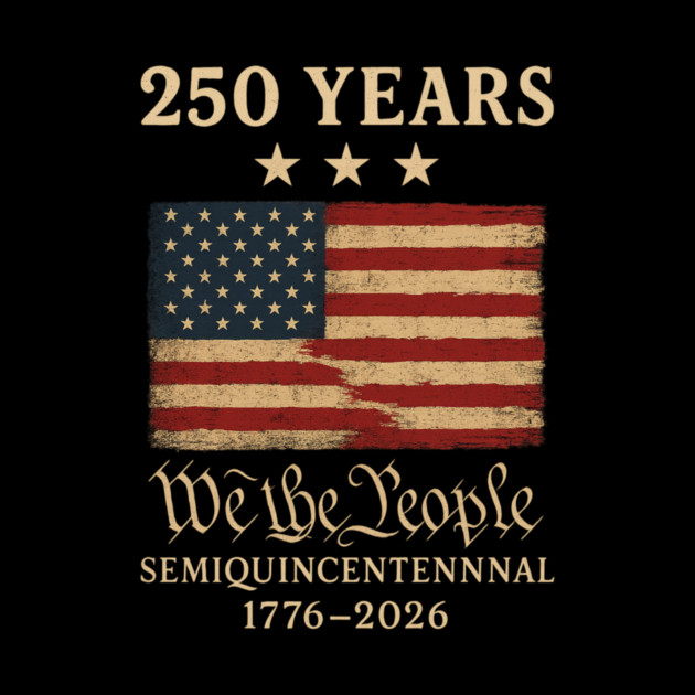 250 Years We The People USA Flag by ArtistTee ⭐⭐⭐⭐⭐