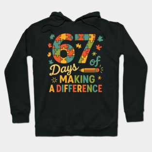 67 Days of Making a Difference Puzzle Hoodie