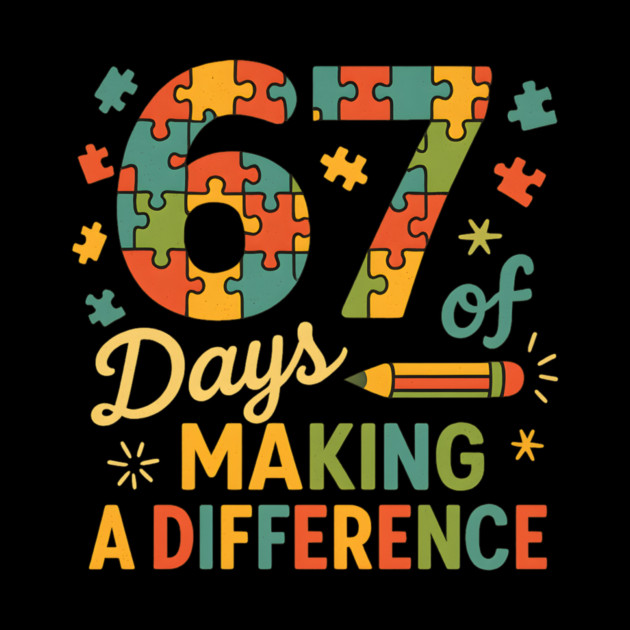 67 Days of Making a Difference Puzzle by ArtistTee ⭐⭐⭐⭐⭐