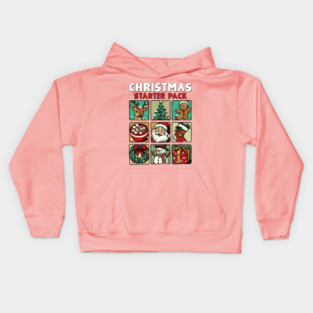 Christmas Starter Pack Kids Hoodie