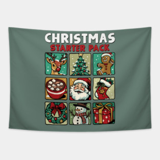 Christmas Starter Pack Tapestry