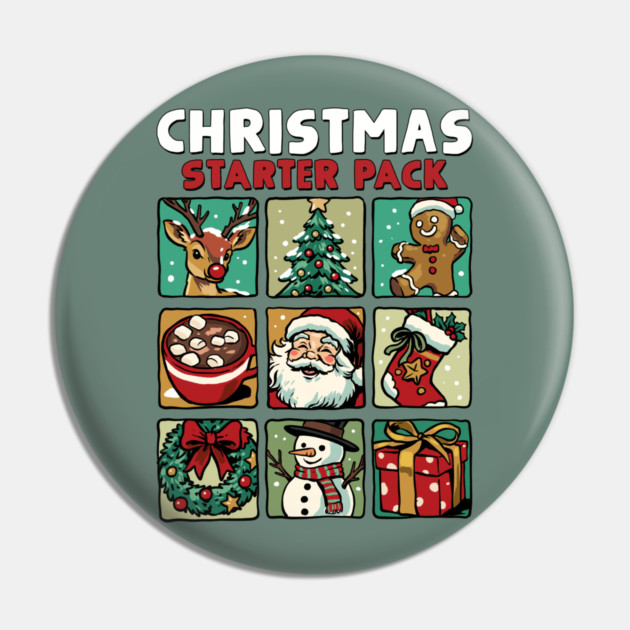 Christmas Starter Pack Pin by GoshWow®