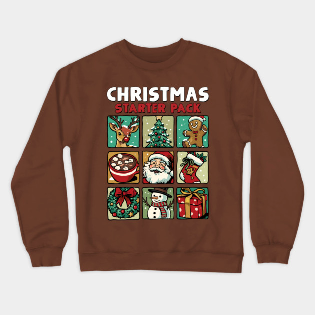 Christmas Starter Pack Crewneck Sweatshirt by GoshWow®