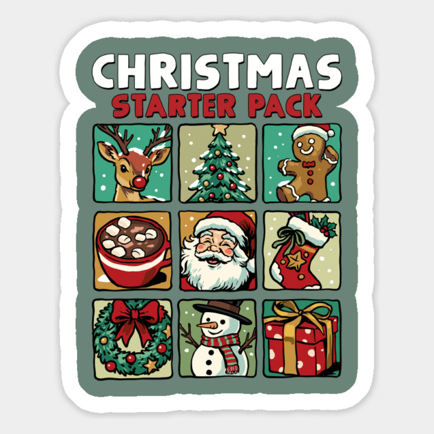 Christmas Starter Pack Magnet by GoshWow®
