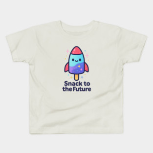 Cute Space Popsicle Rocket – Snack to the Future Kawaii Cosmic Design Kids T-Shirt