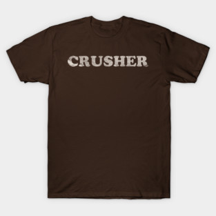 Crusher in brown T-Shirt