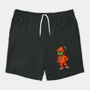 Grinch Cincinnati Bengals Christmas Football Lover Shorts