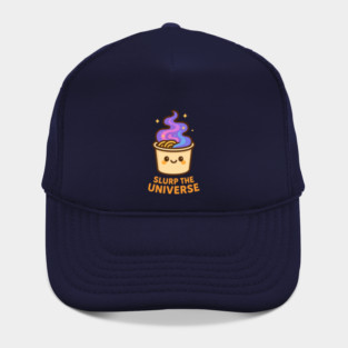 Slurp the Universe – Cosmo Bites Kawaii Galaxy Noodle Cup Design Hat