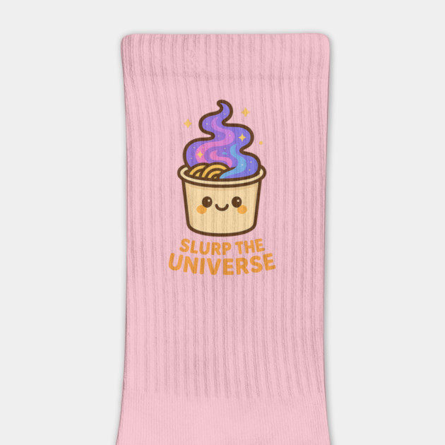 Slurp the Universe – Cosmo Bites Kawaii Galaxy Noodle Cup Design by Anne Lee