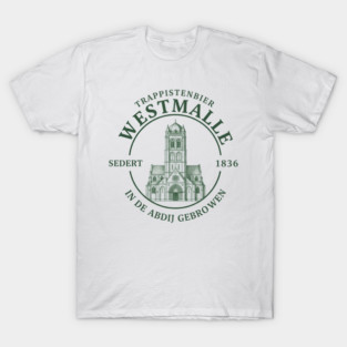 Trappistenbier Westmalle Beer - Vintage Design T-Shirt