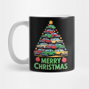 Car Lovers Christmas Tree Mug